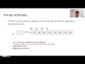 Pointer Arithmetic in C