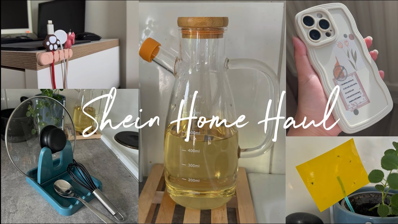 Shein Goodies | First Home Haul | Unboxing And Reviewing - YouTube