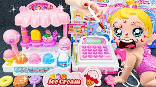 9 Minutes Satisfying with Unboxing Cute Ice Cream Store Cash Register ASMR 💞PLToys