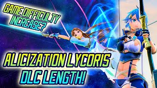 Alicization Lycoris Free DLC has 2 Hours Story, 4 Hours Gameplay! Difficulty Up? | Gamerturk SAOAL