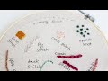 Top 10 Stitches Embroidery For Beginners | FREE Pattern