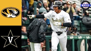 #4 Vanderbilt vs Missouri Highlights (Game 2) | 2022 College Baseball Highlights