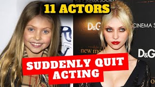 11 Actors Who Suddenly Quit Acting