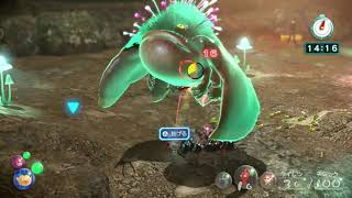 【Pikmin 3 Deluxe】Defeat Bosses: Vehemoth Phosbat（0:47）Unexpected