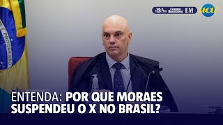 Por que Moraes suspendeu o X no Brasil? Tudo o que você precisa saber