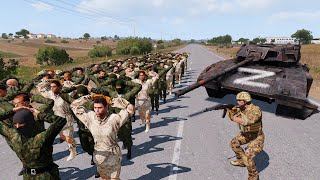 Putin Is Furious! Russian Armored Convoy Defeat In Kherson Region - Arma 3
