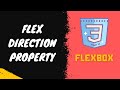 33. CSS Flexbox direction for aligning items. row | row-reverse | Column | column-reverse - CSS3