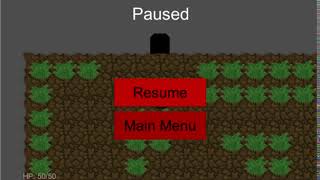 Pause Menu to Main Menu Test