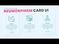 CSS Neumorphism Card UI Hover Effects | CSS3 Responsive Design