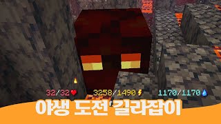 야생도전 해봅시다  (지옥은 무서워...)｜베어타운 minecraft