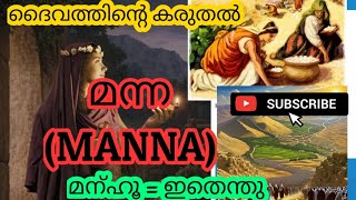 മന്ന || MANNA || ദൈവം നൽകിയ  അത്ഭുതകരമായ ഭക്ഷണം