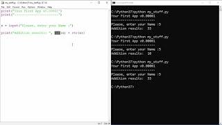 Python Tutorial - 13 - Keyboard Input