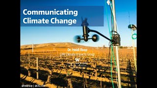 WADE 2020 Climate & Energy - Climate Change Communication with Heidi Roop