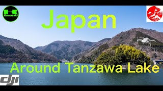 Ride around Tanzawa Lake, Japan - Motorcycle and drone video in Kanagawa mountains 4K