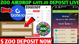 Zoo Airdrop Withdrawal | Zoo Tokens Gate.io Deposit | Zoo Gate.io Uid \u0026 Memo | $Zoo Deposit Address