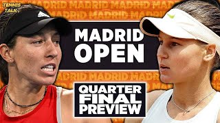 Jessica Pegula vs Veronika Kudermetova | Madrid Open 2023 Quarter Final | Tennis Talk Preview