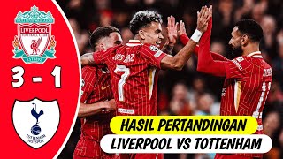 yes memang lagi‼️ Liverpool vs Tottenham Hotspur skor 3 - 1