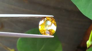 7.60ct Unheated Yellow Zircon.