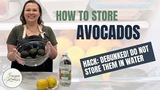 Storing Avocados in Water - DEBUNKED!  |  Live with Amy Cross