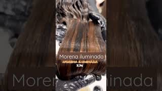 como tonalizei esse morena iluminada fundo de clareamento 7 usei 7.74 #morenailuminada # cabelo