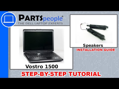 Dell Vostro 1500 Speaker Replacement Video Tutorial Dell Vostro 1500 Speaker Replacement Video Tutorial