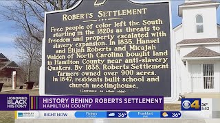 Honoring Black History: Hamilton County marker shows history of Roberts Settlement