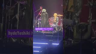 The LastRockstars hydeとYoshikIドラムコラボ🥁最後にも注目！！