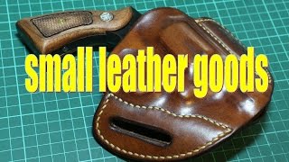 making a pancake holster for Smith & Wesson M10 snubnose