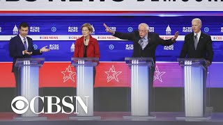 Democratic rivals take aim at a surging Bernie Sanders in debate