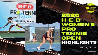 2020 H-E-B Women's Pro Tennis Open, a DropShot Series Tournament - $18k UTR