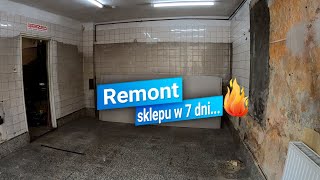 Szybki remont sklepu.