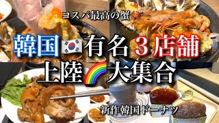 【新大久保】新店🌈韓国３店の味を堪能＆コスパ最高の贅沢店！新作ドーナツで〆