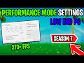 How To Fix Performance Mode in Fortnite! BOOST FPS, Fix Stutters, Reduce Input Delay