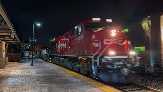 CP 9375 (CPKC paint) leads CPKC 148 through Deerfield