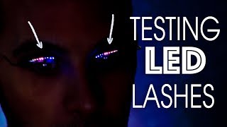 TESTING LED LASHES | WTF IS HAPPENING | PopLuxe