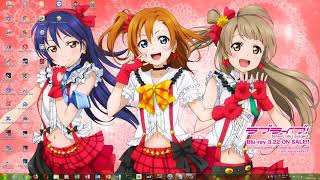 LoveLive! ラブライブ　Windows7　テーマ　アニメ