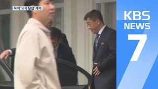 북미 실무회담 이틀째…의제 협상 가속화 / KBS뉴스(News)