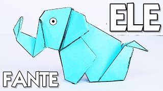 Cómo hacer un ELEFANTE de PAPEL | Origami