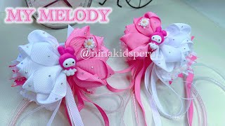 💡😊LAZITO MY MELODY 🎀 lazitos en pares lazitos para niñas lazos económicos 😌 lazitos de moda