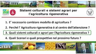 Agricoltura Rigenerativa. La salute del suolo per l’intensificazione sostenibile  Parte 2/2