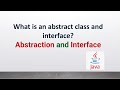 What is an abstract class and interface? #youtube #oopsconcept #javaprogramminglanguage #abstraction