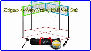 REVIEW (2024): Zdgao 4-Way Volleyball Net Set. ESSENTIAL details.