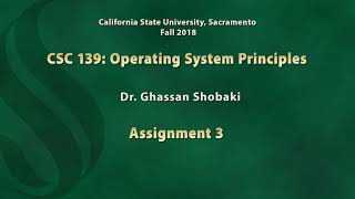 Operating Systems Assignment 3