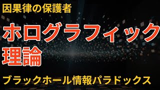 【3次元は幻想】ブラックホールの神秘を解き明かす：ホログラフィー理論の最前線