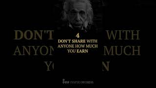 5 things never share with anyone in your life (Albert Einstein) #shorts #motivation #alberteinstein
