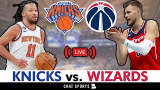 New York Knicks vs. Washington Wizards Live Streaming Scoreboard, Play-By-Play, Highlights & Stats