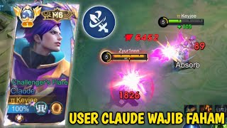 HARI - HARI LAWAN GRANGER SAMPAI HAFAL GW CARA COUNTER NYA! | CLAUDE BEST GAMEPLAY - MLBB