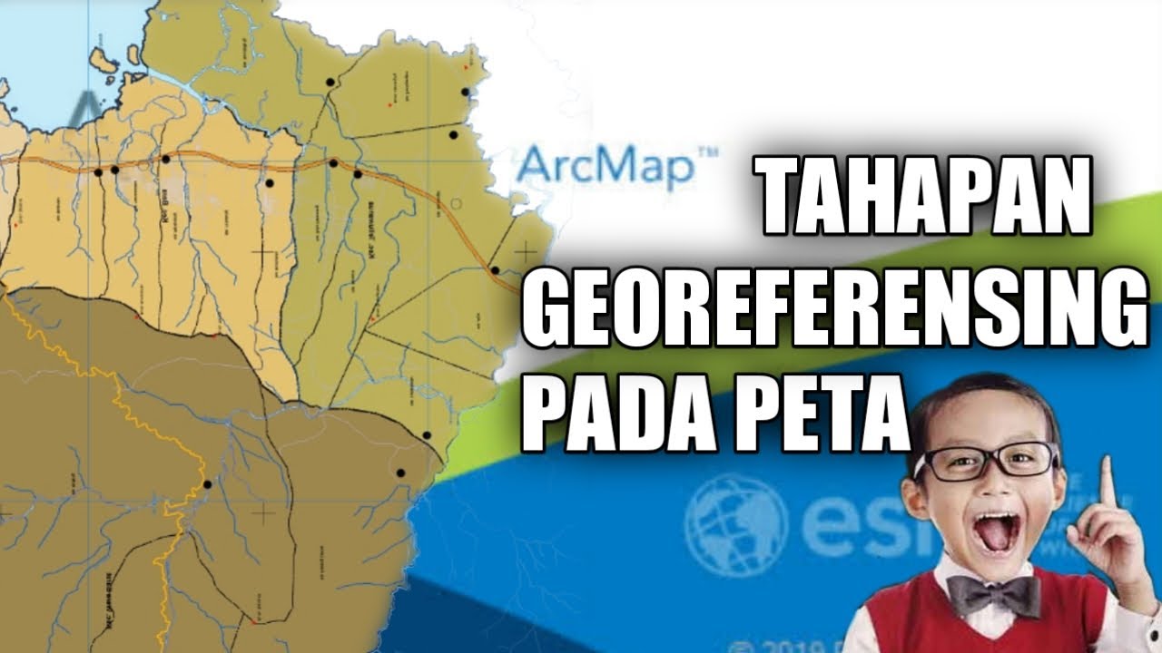 Tutorial Georeferencing Pada Peta Dengan Arcmap Youtube