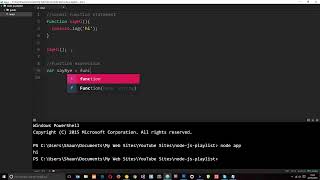 Node JS Tutorial for Beginners #5 Function Expressions