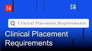 2025 Clinical placement mandatory requirements